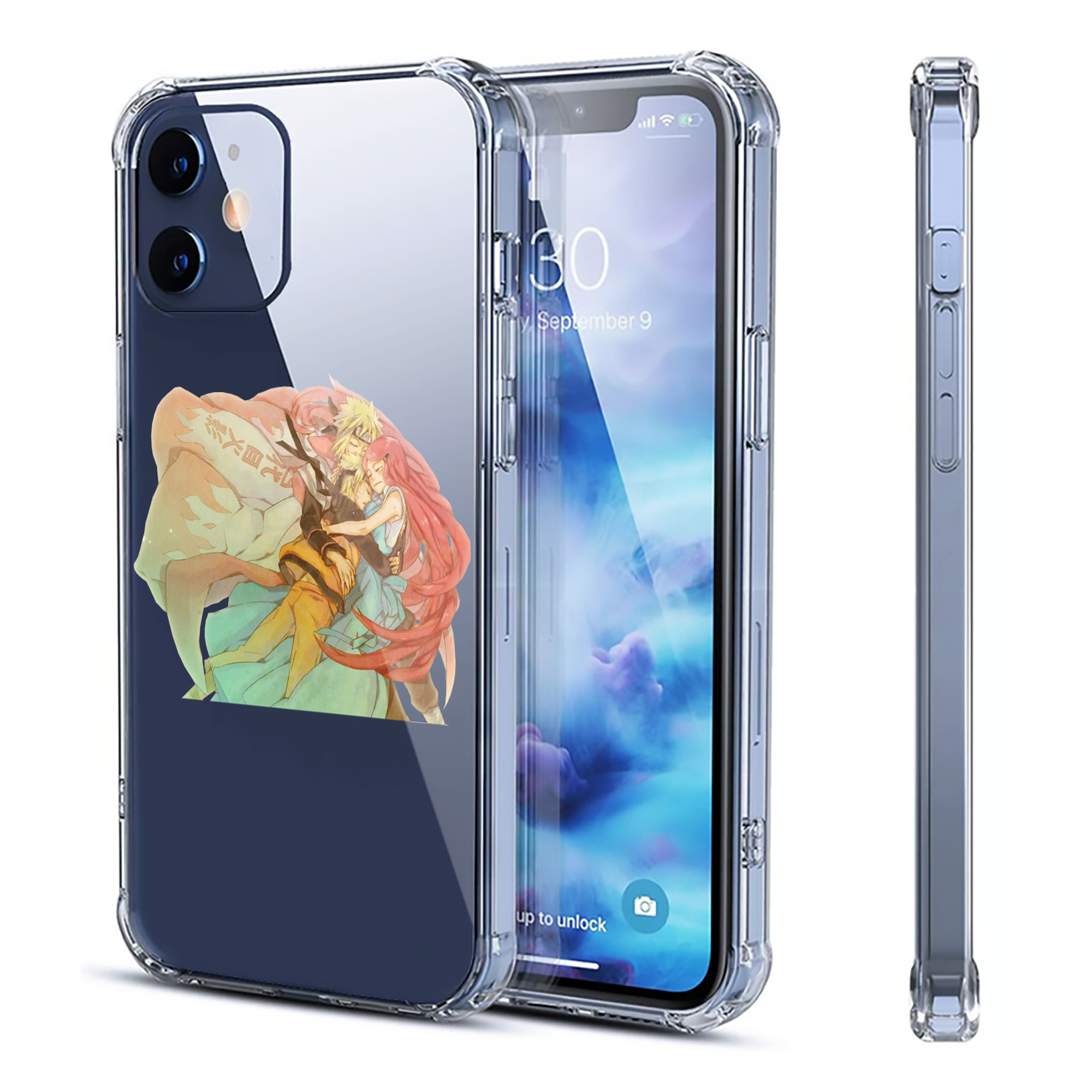 （画像用） NARUTO -ナルト- うずまき ナルト Uzumaki Naruto 【iPhone 12シリーズ対応】透明スマホケース（クリアソフトケース）